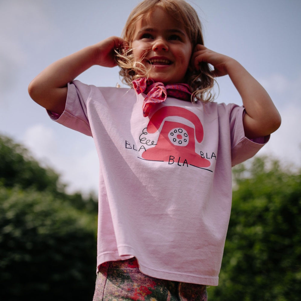BLA BLA BLA T-shirt Sunny Violet