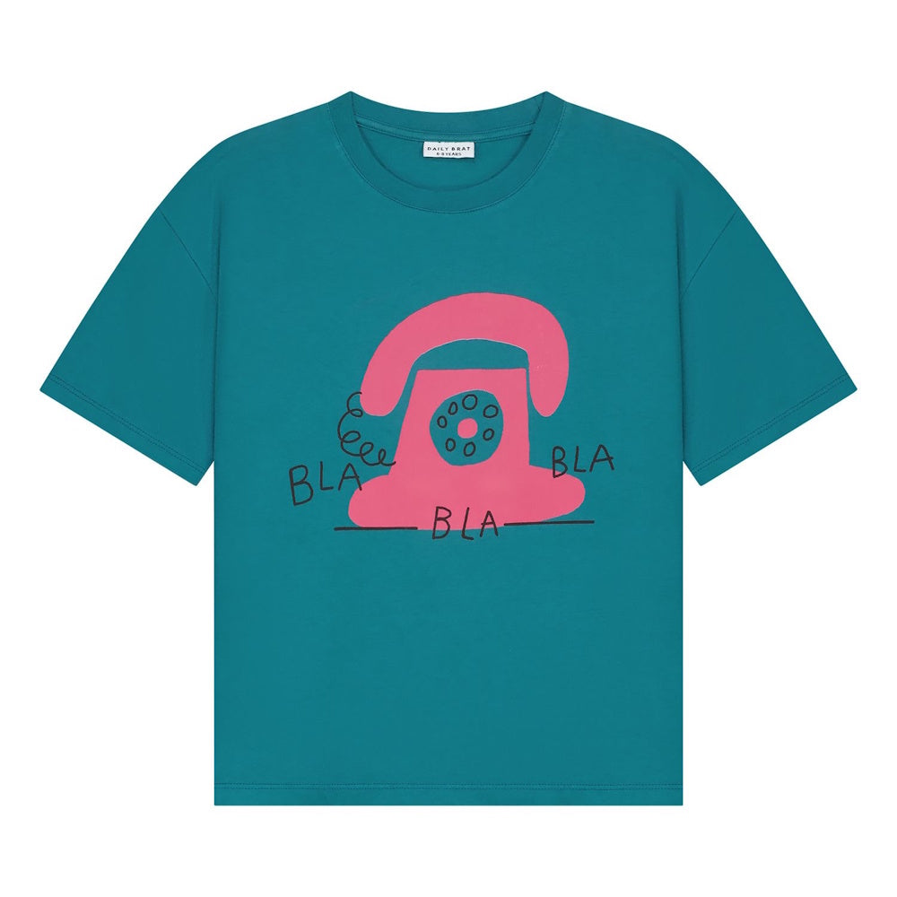 Teal T-shirt BLA BLA BLA