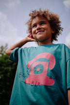 Teal T-shirt BLA BLA BLA