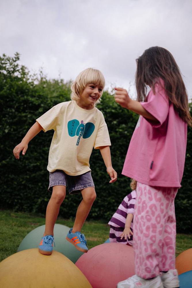 Bubble Pink Leopard Print Jeans