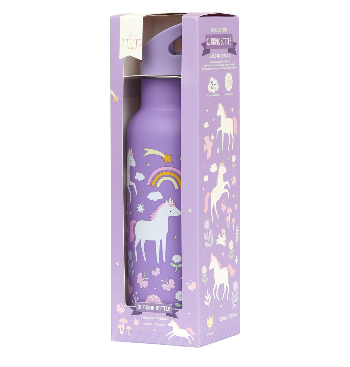 Blue bisou water bottle