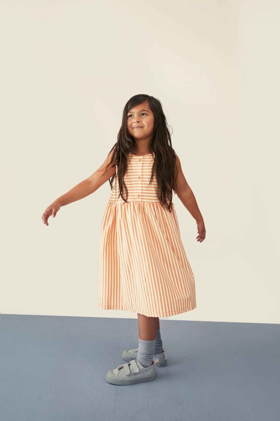 Robe sans manches Melon cream