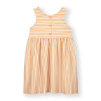 Sleeveless dress in Melon Cream