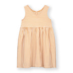 Sleeveless dress in Melon Cream