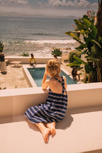 Simonetta Navy Stripes Dress