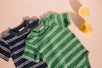 Baby Tom Navy Stripes Bodysuit