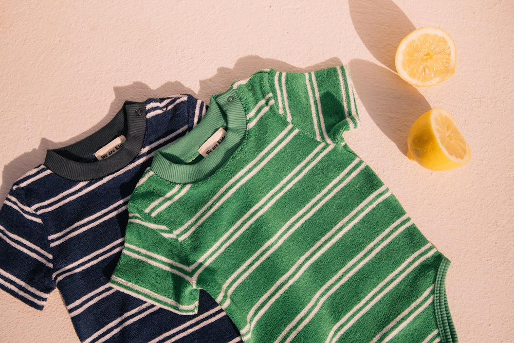 Baby Tom Navy Stripes Bodysuit