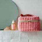 Vanity Oona Rayures Tennis Pecan / Strawberry