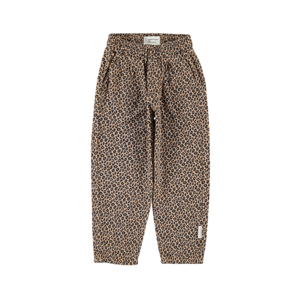 Brown Animal Print Trousers