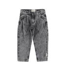 Jean Mom made in a washed -out black denim