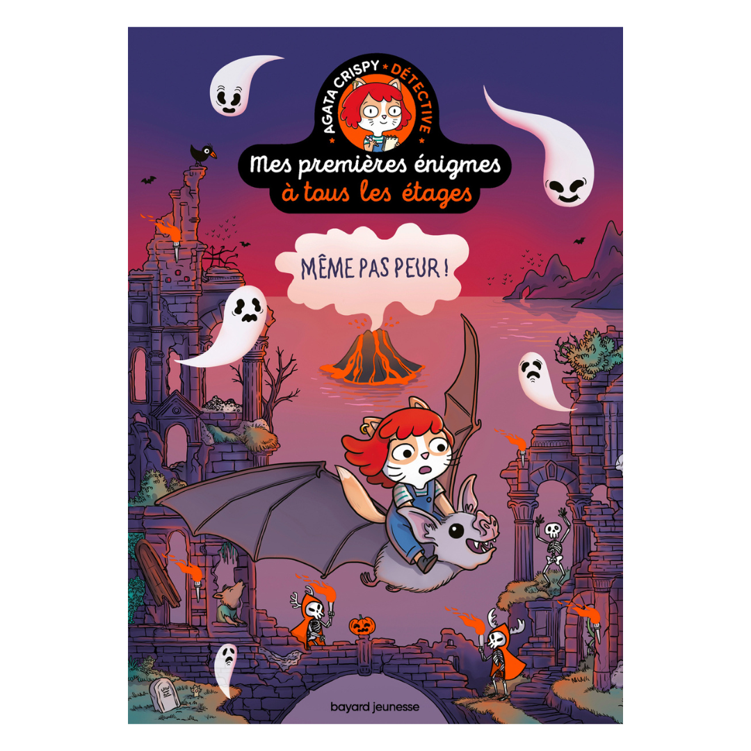 Livre jeu MES PREMIÈRES ÉNIGMES - MÊME PAS PEUR