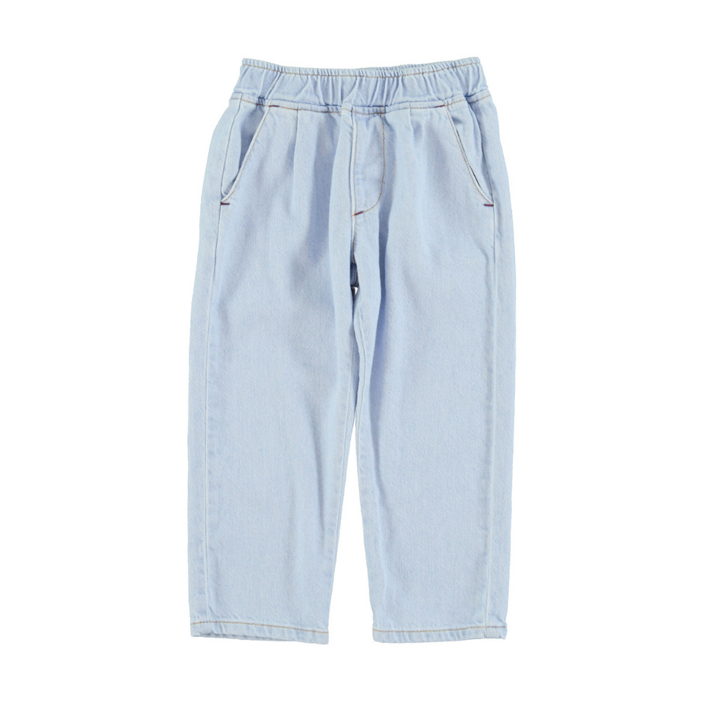 Jean unisexe en denim bleu clair