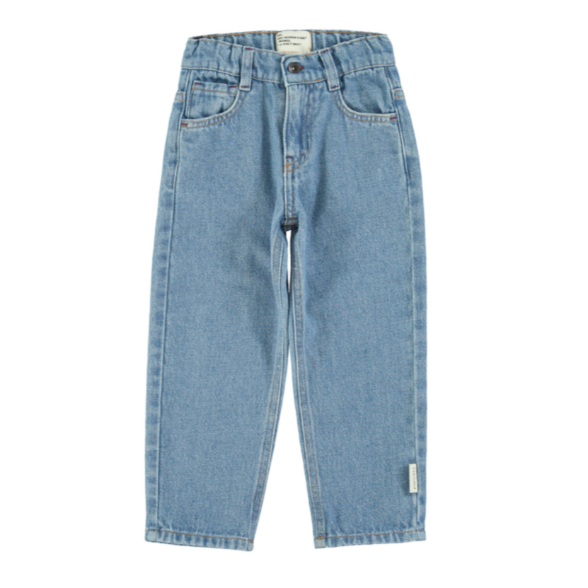 Unisex blue denim jeans 