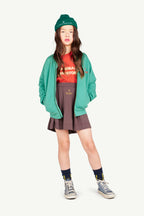 ZEBRA green zipped vest