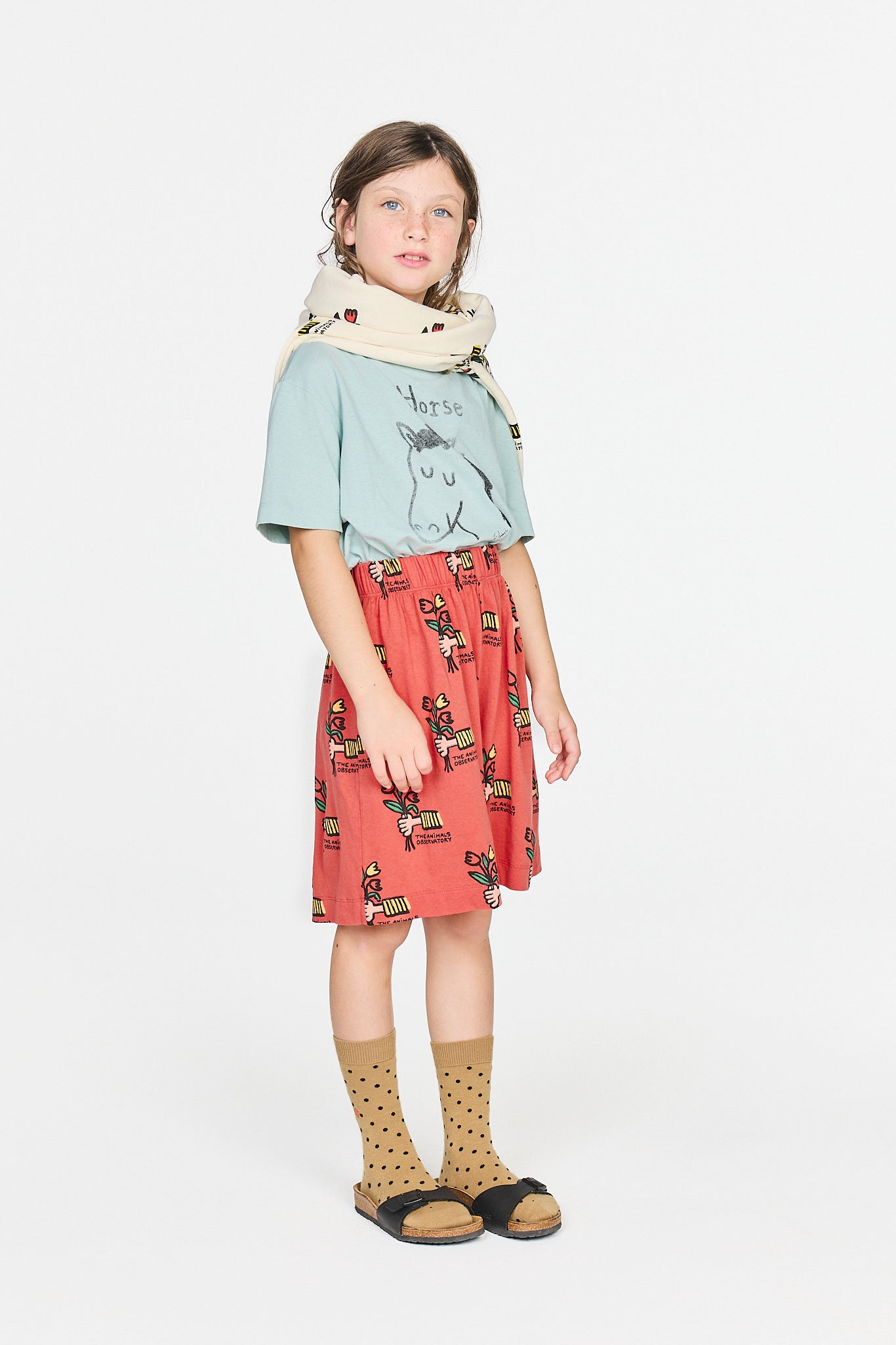 Light Blue Horse T-shirt