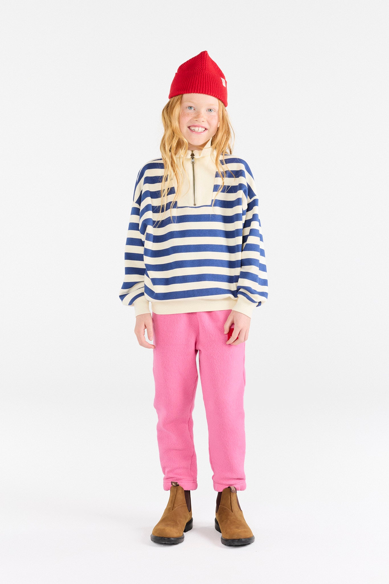 Blue striped Blowfly sweatshirt