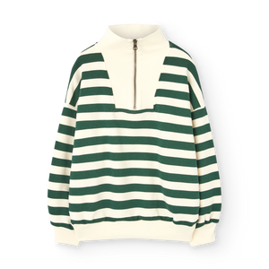 Green striped Blowfly sweatshirt