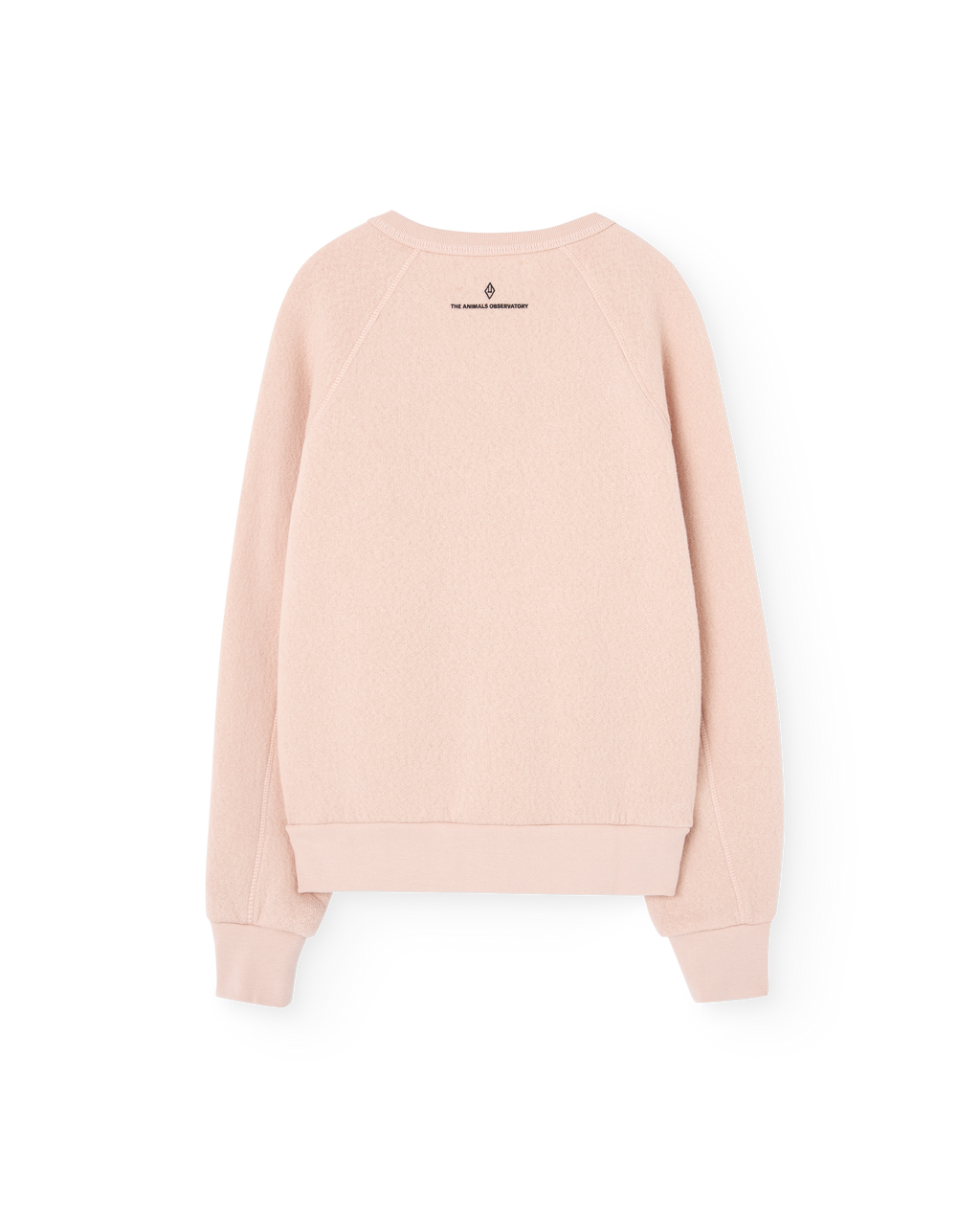 Pink shark sweatshirt with rainbow pattern