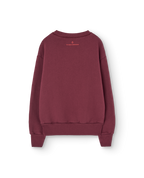 Burgundy Bear Hearts Sweatshirt