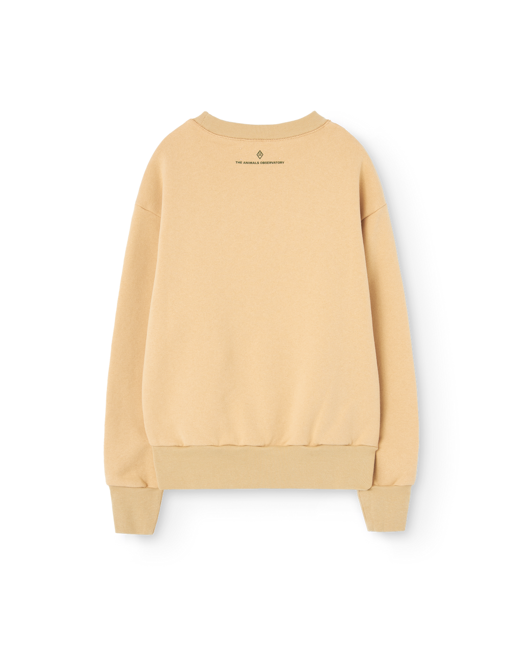 Beige bear sweatshirt with hearts