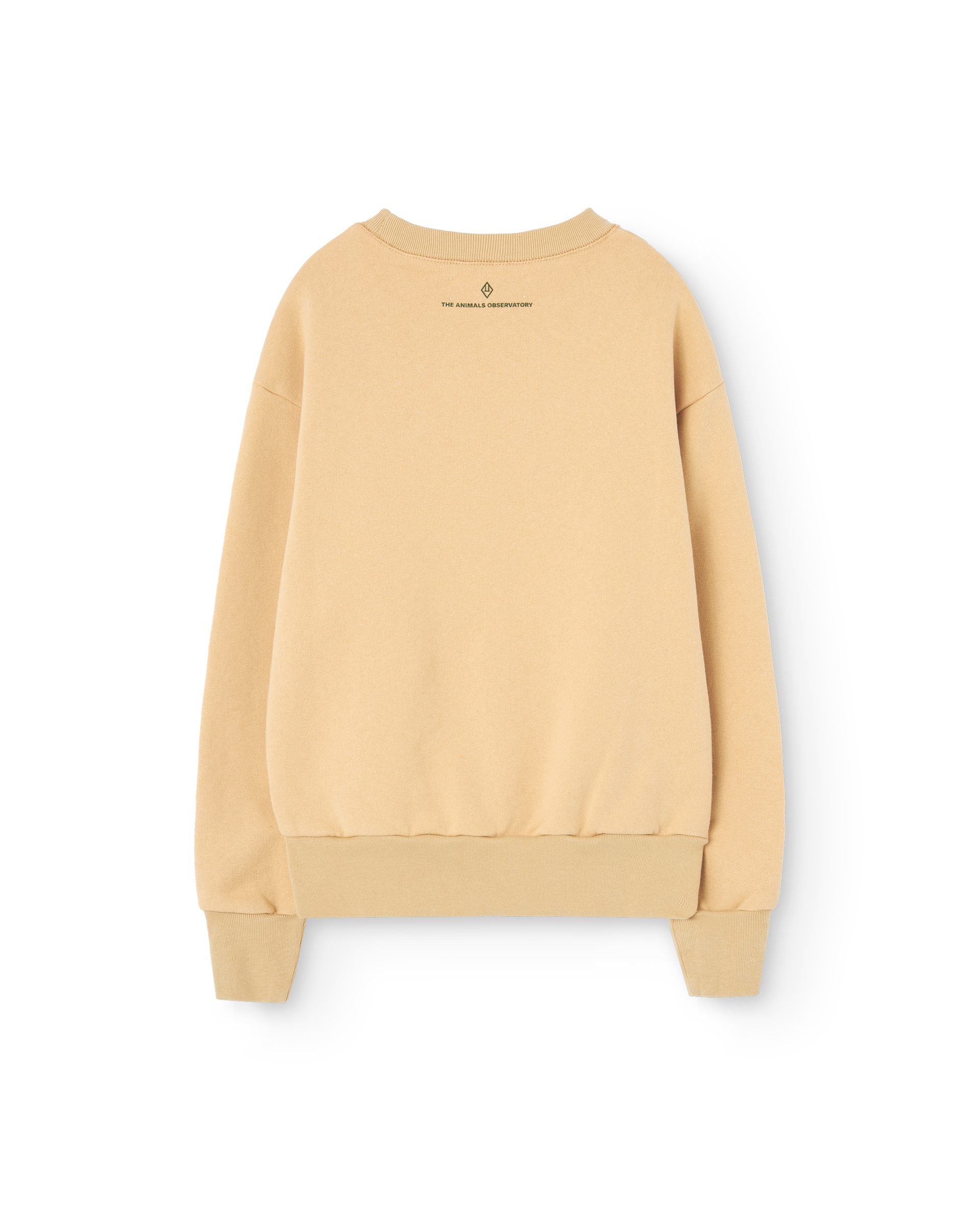 Beige bear sweatshirt with hearts