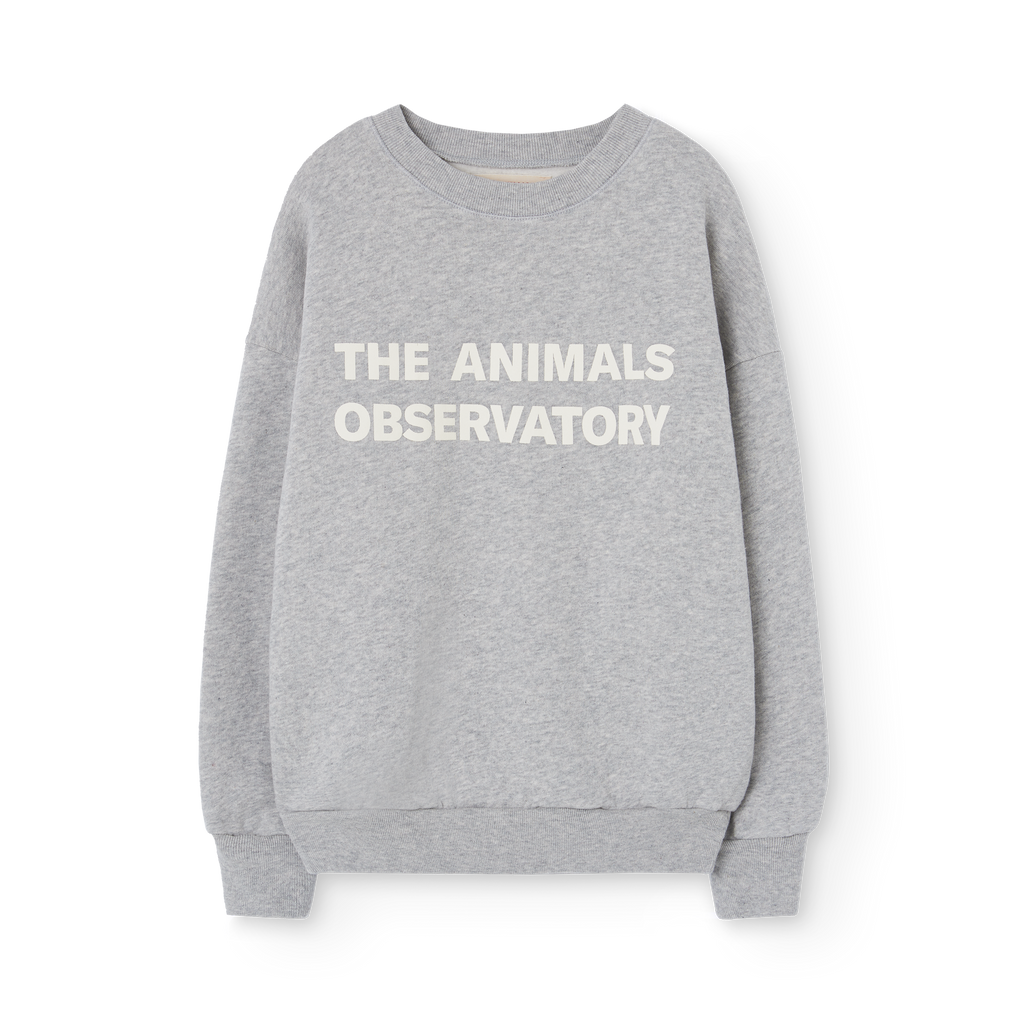 Light gray Leo sweatshirt “The Animals Observatory”