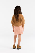 Brown Bull sweater with hearts
