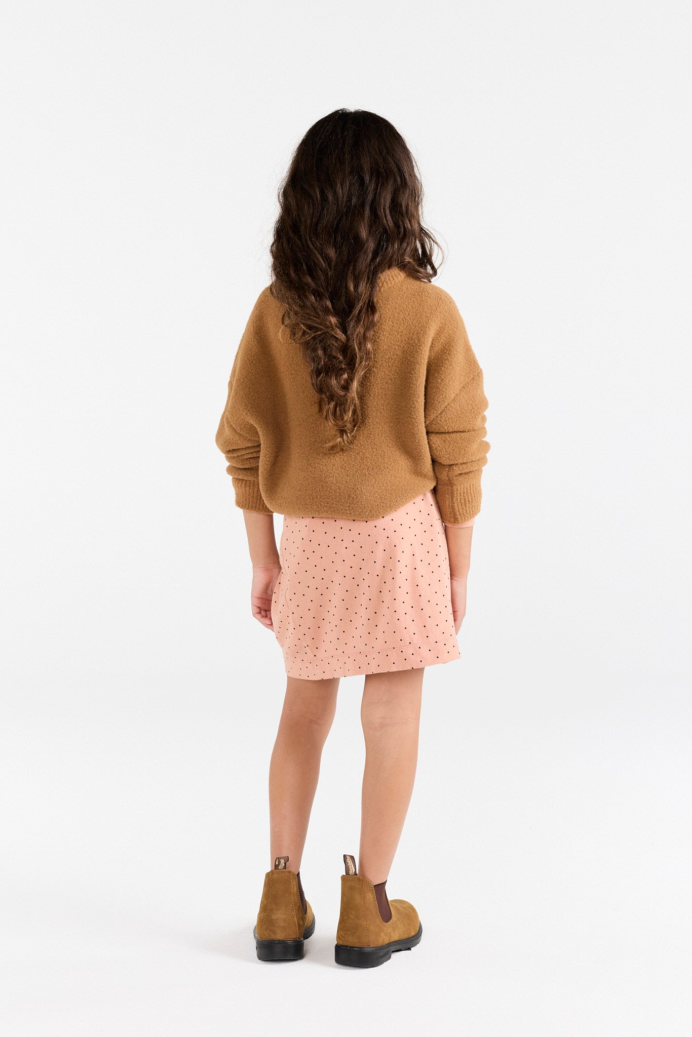 Brown Bull sweater with hearts