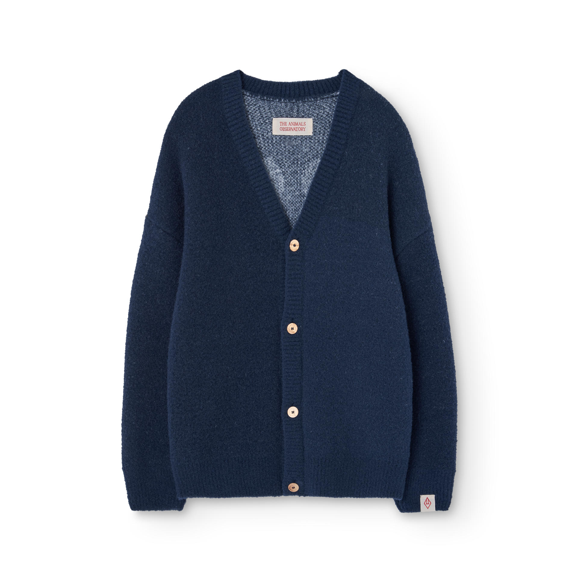 Plain navy blue Racoon cardigan