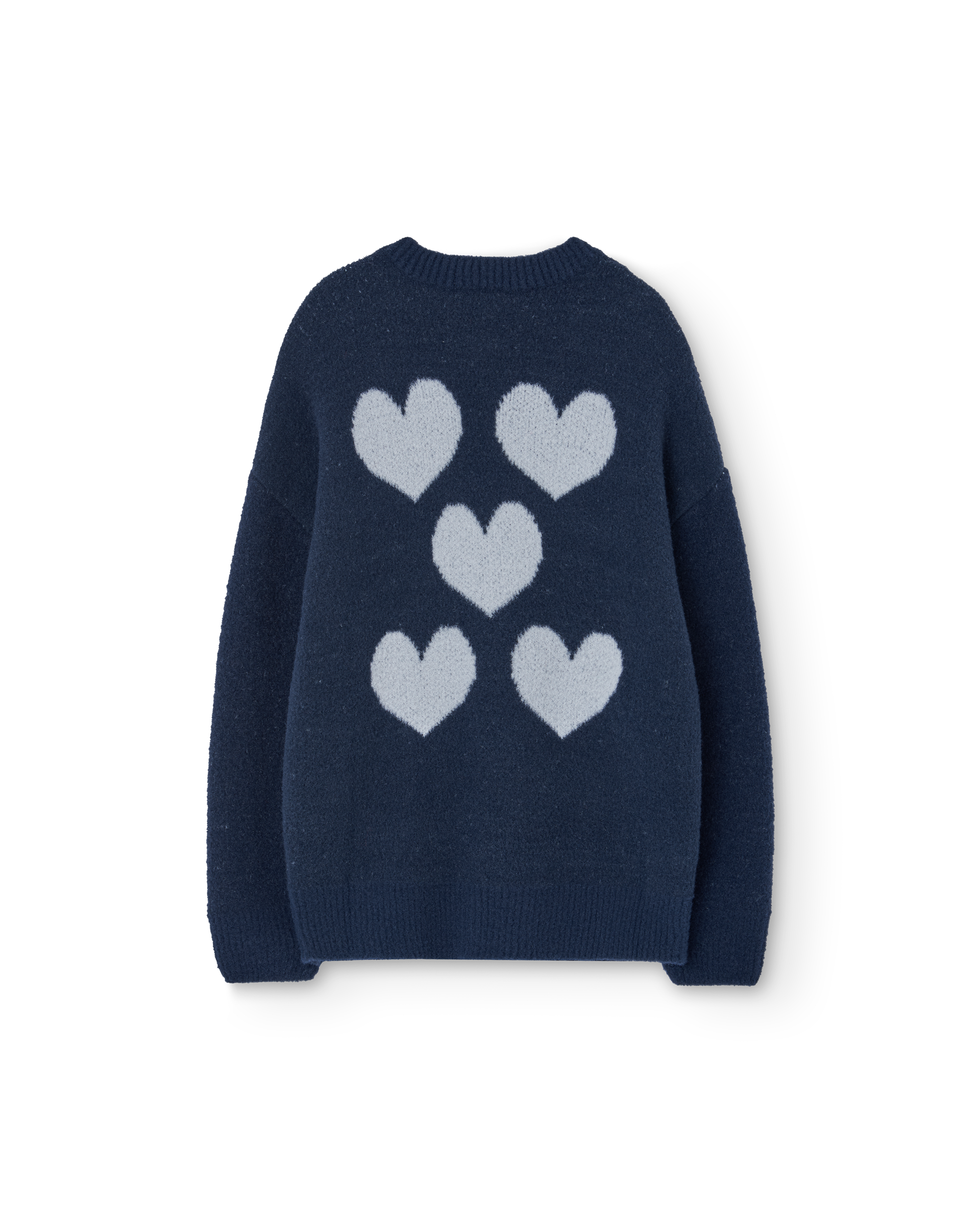 Plain navy blue Racoon cardigan