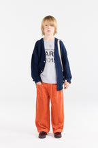 Plain navy blue Racoon cardigan