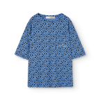 T-shirt Collie étoiles bleu