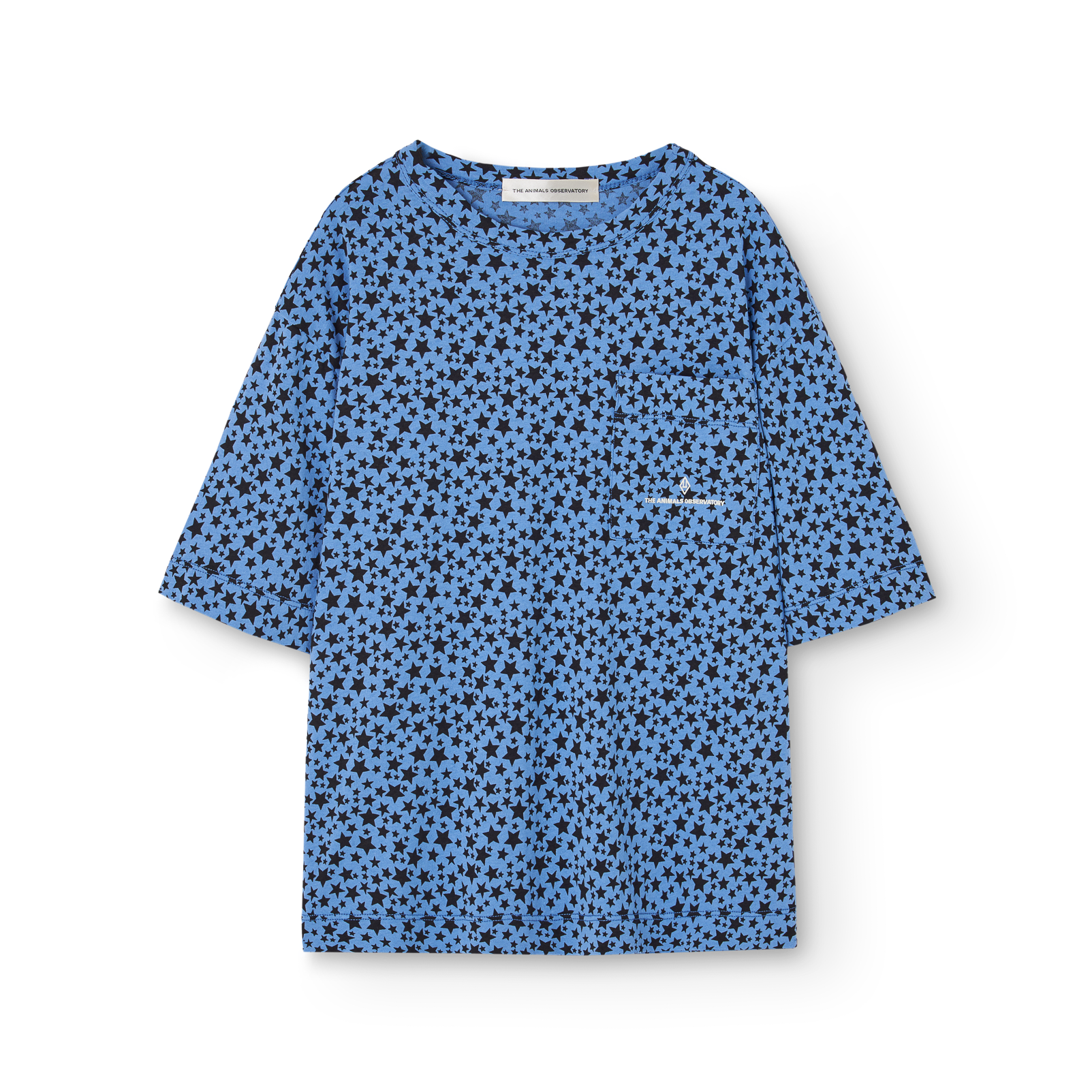 T-shirt Collie étoiles bleu