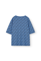 T-shirt Collie étoiles bleu