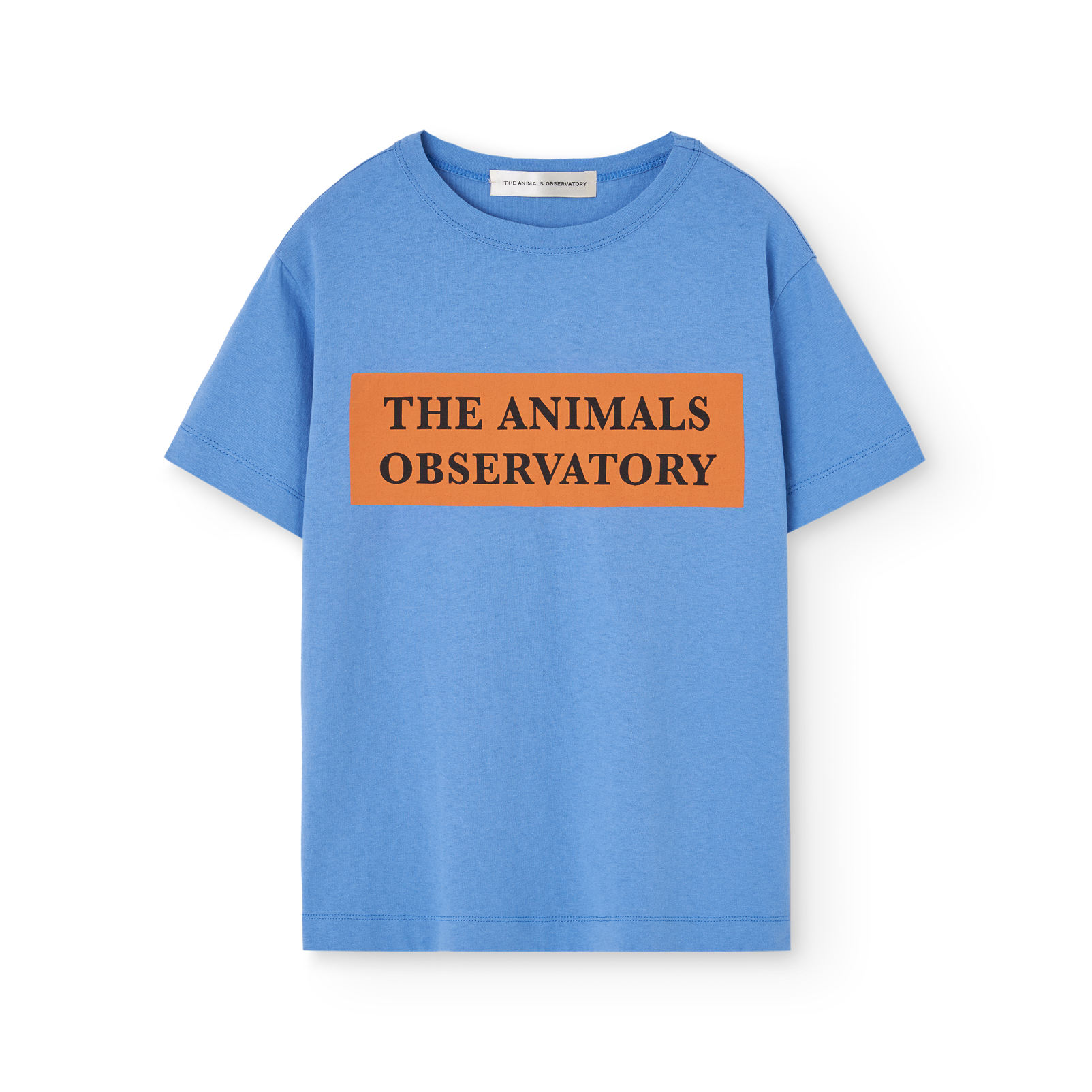 T-shirt rooster logo bleu