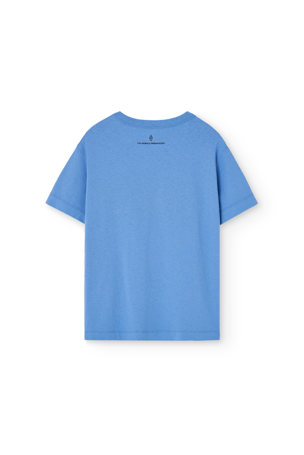 T-shirt rooster logo bleu
