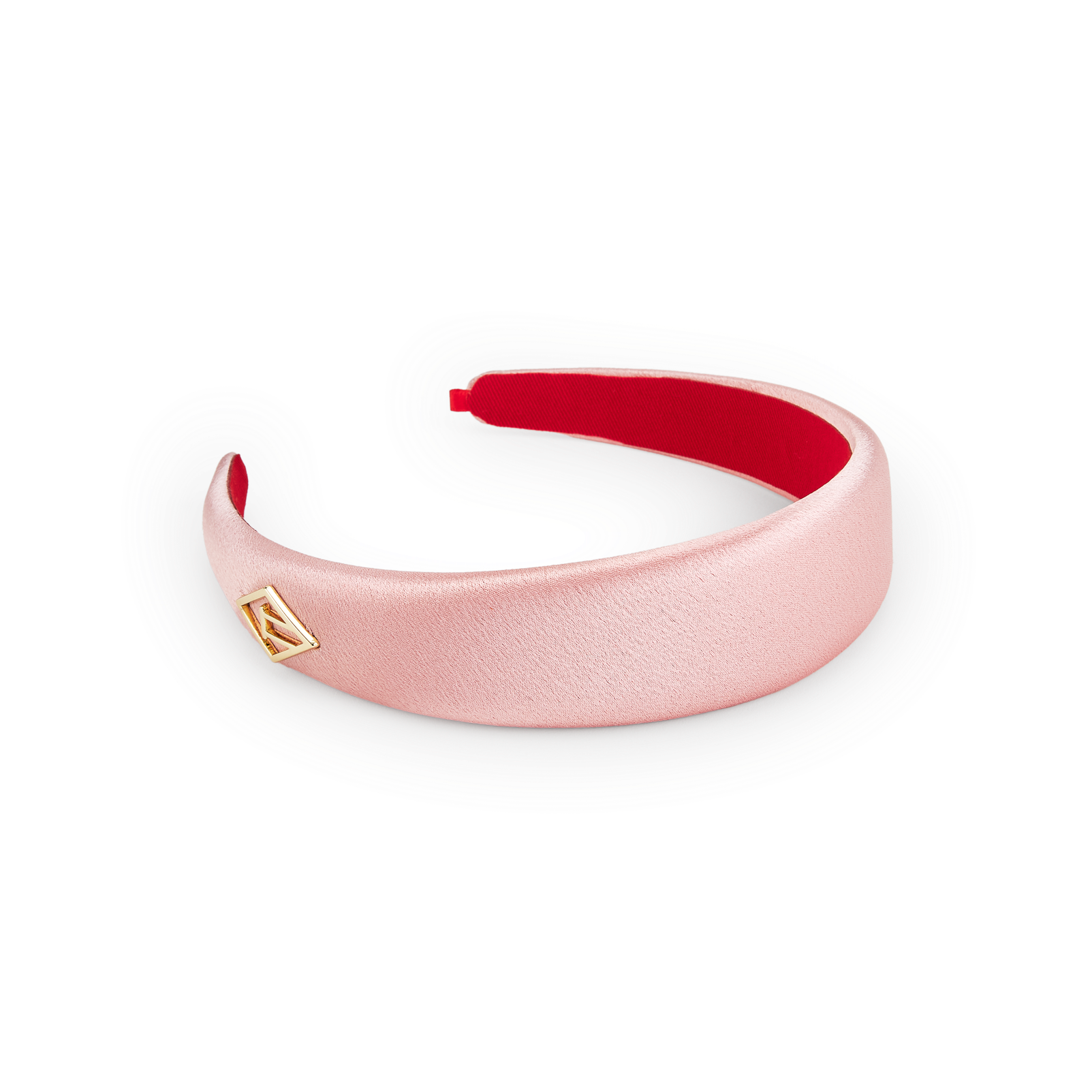 Serre-tête satiné rose