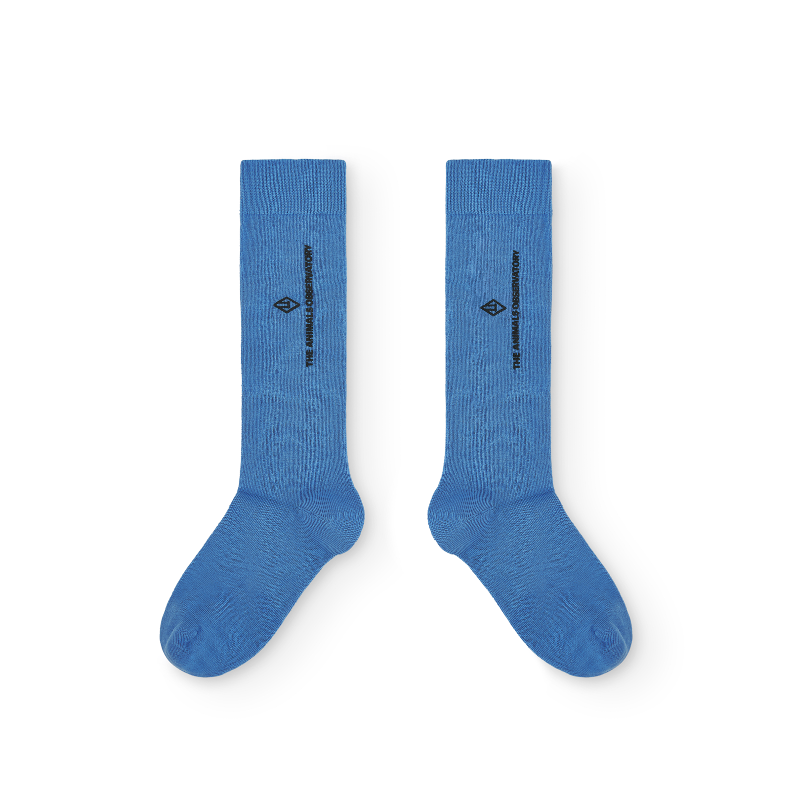 Chaussettes unies bleues