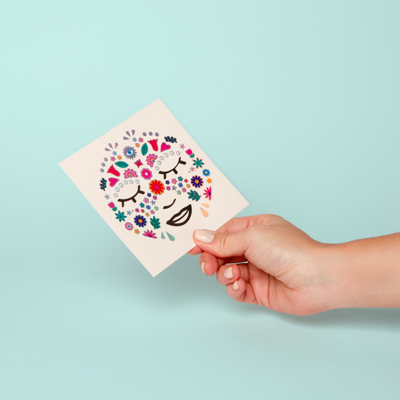 Flower - Face Stickers