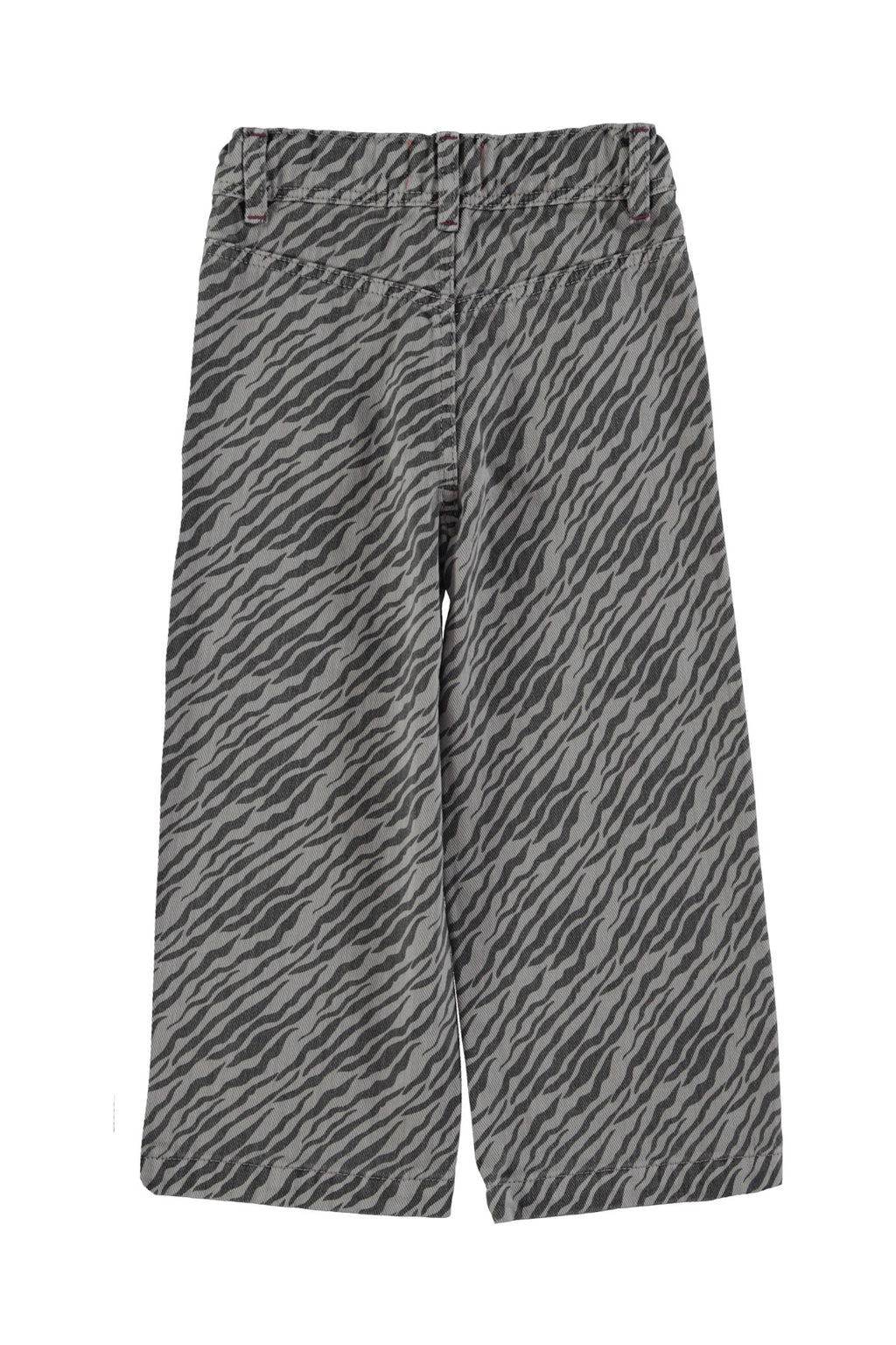 Zebra gray flare pants