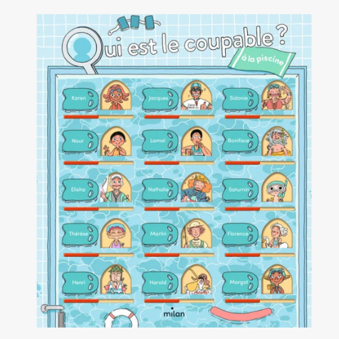 Book "Who is the culprit? At the swimming pool"