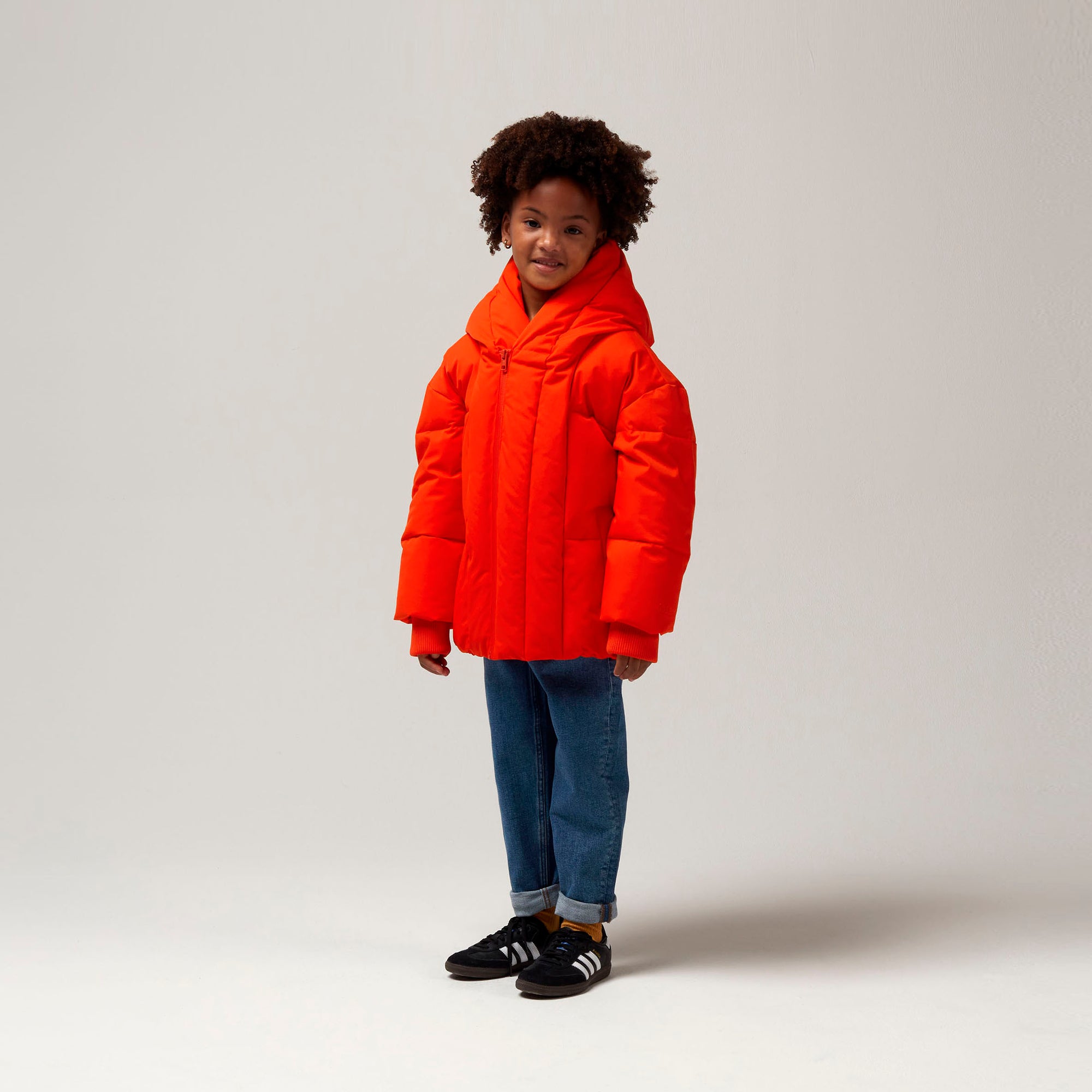 Dragon Eye - Red down jacket