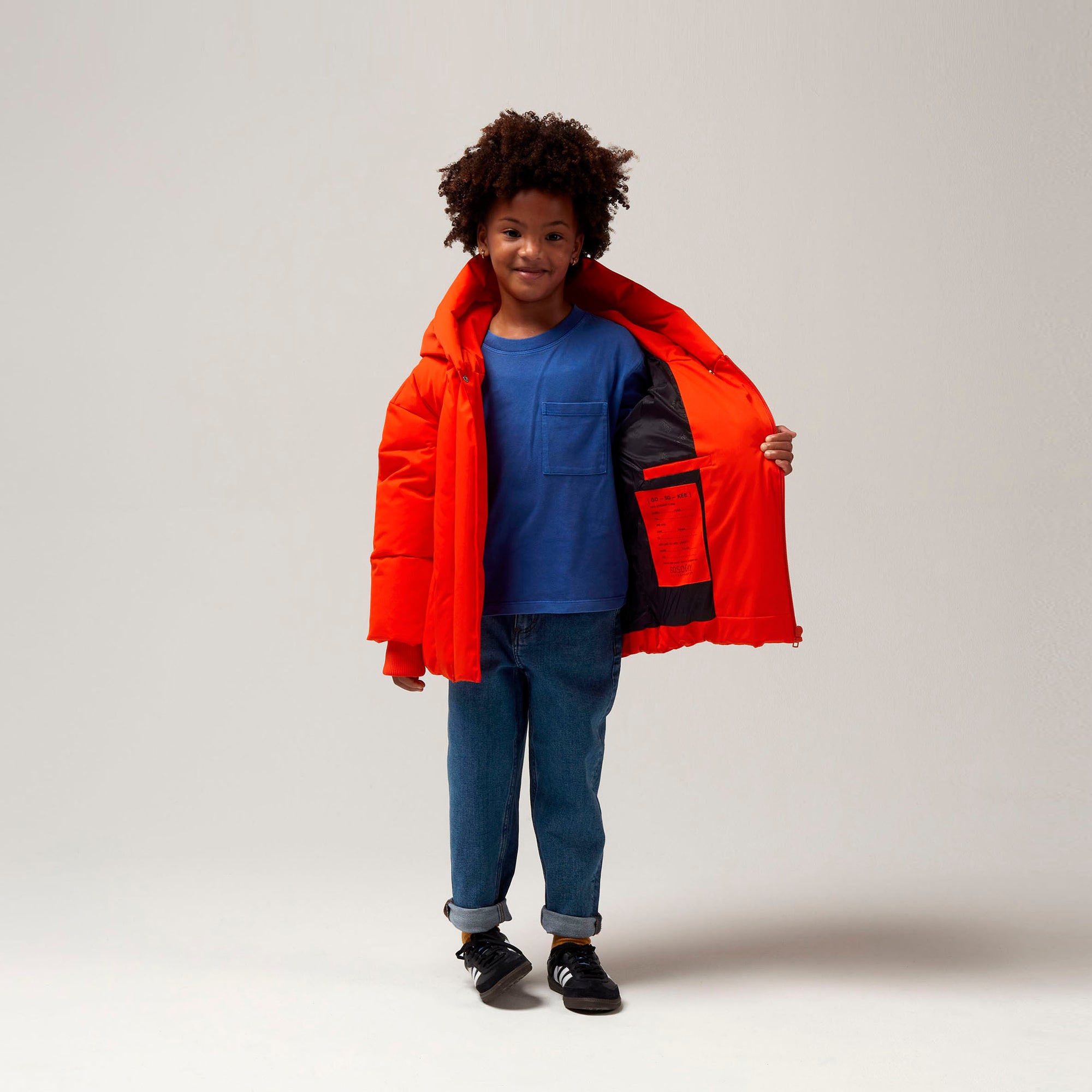Dragon Eye - Red down jacket