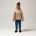 Dragon Eye Puffer Jacket - Gold 