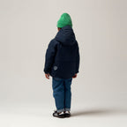 Smooth Lion Coat Navy blue