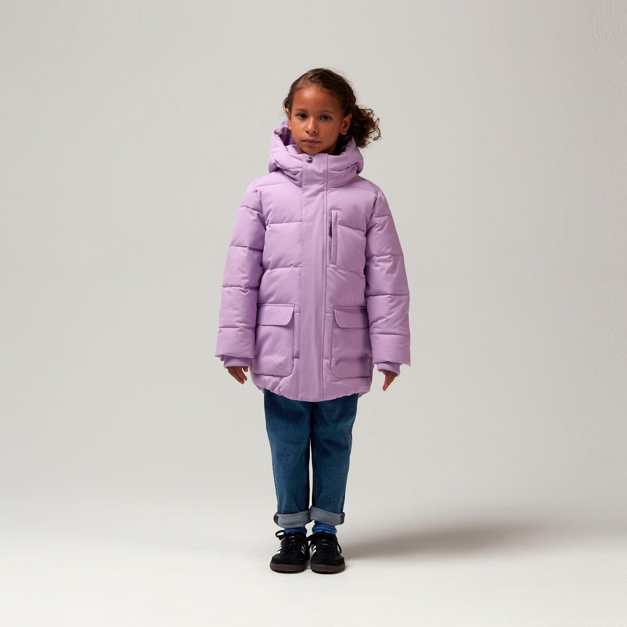 Purple Tiger Eye down jacket