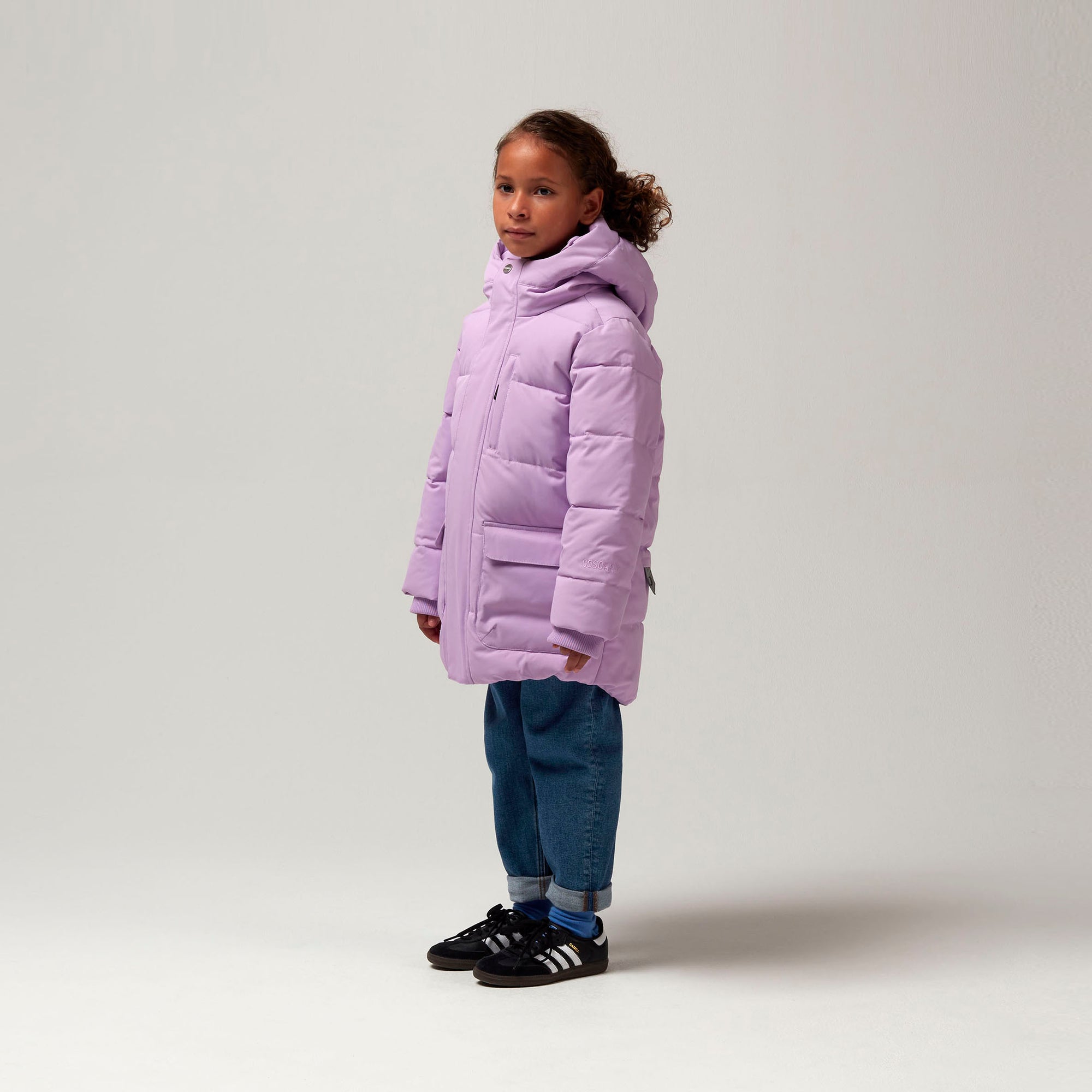 Purple Tiger Eye down jacket