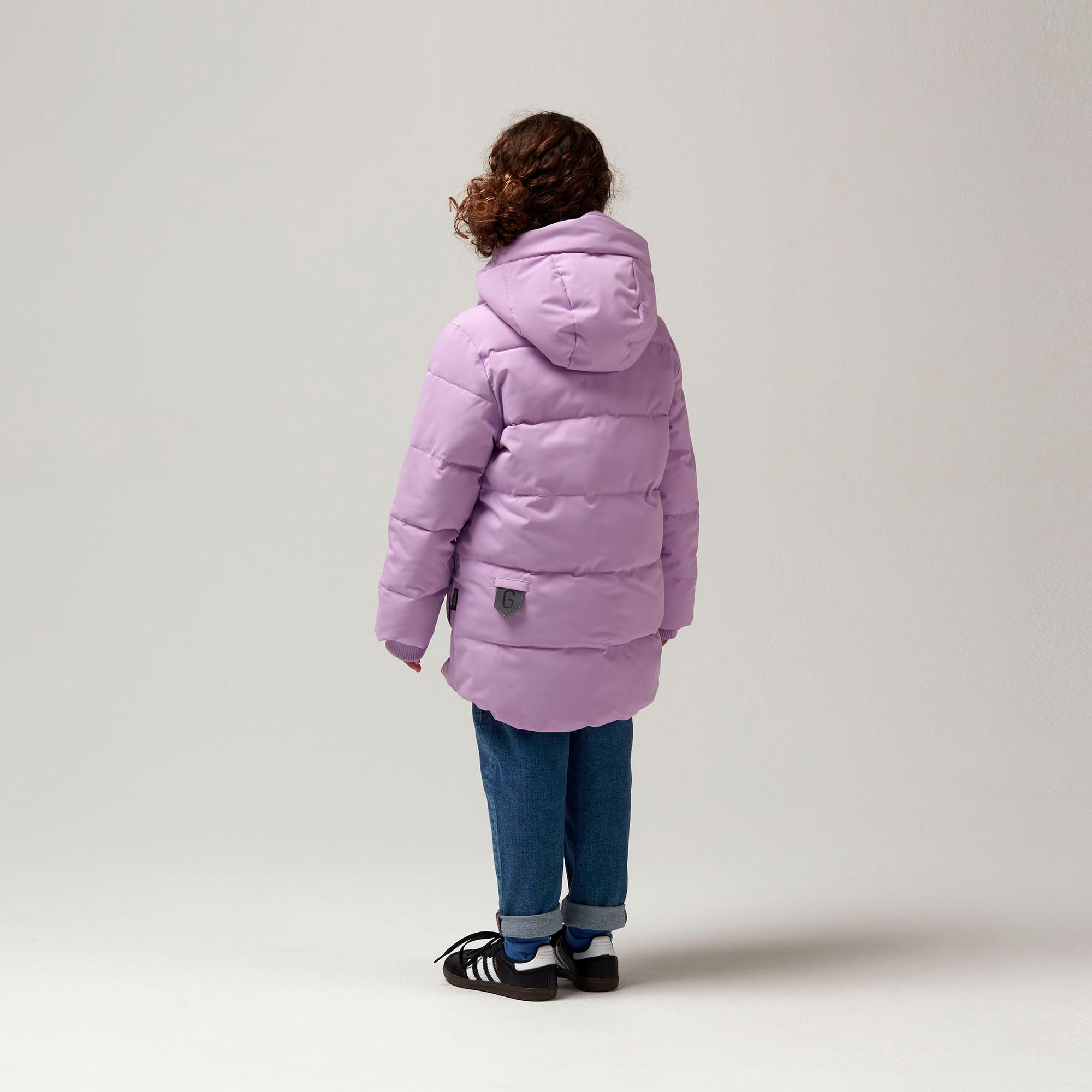 Purple Tiger Eye down jacket