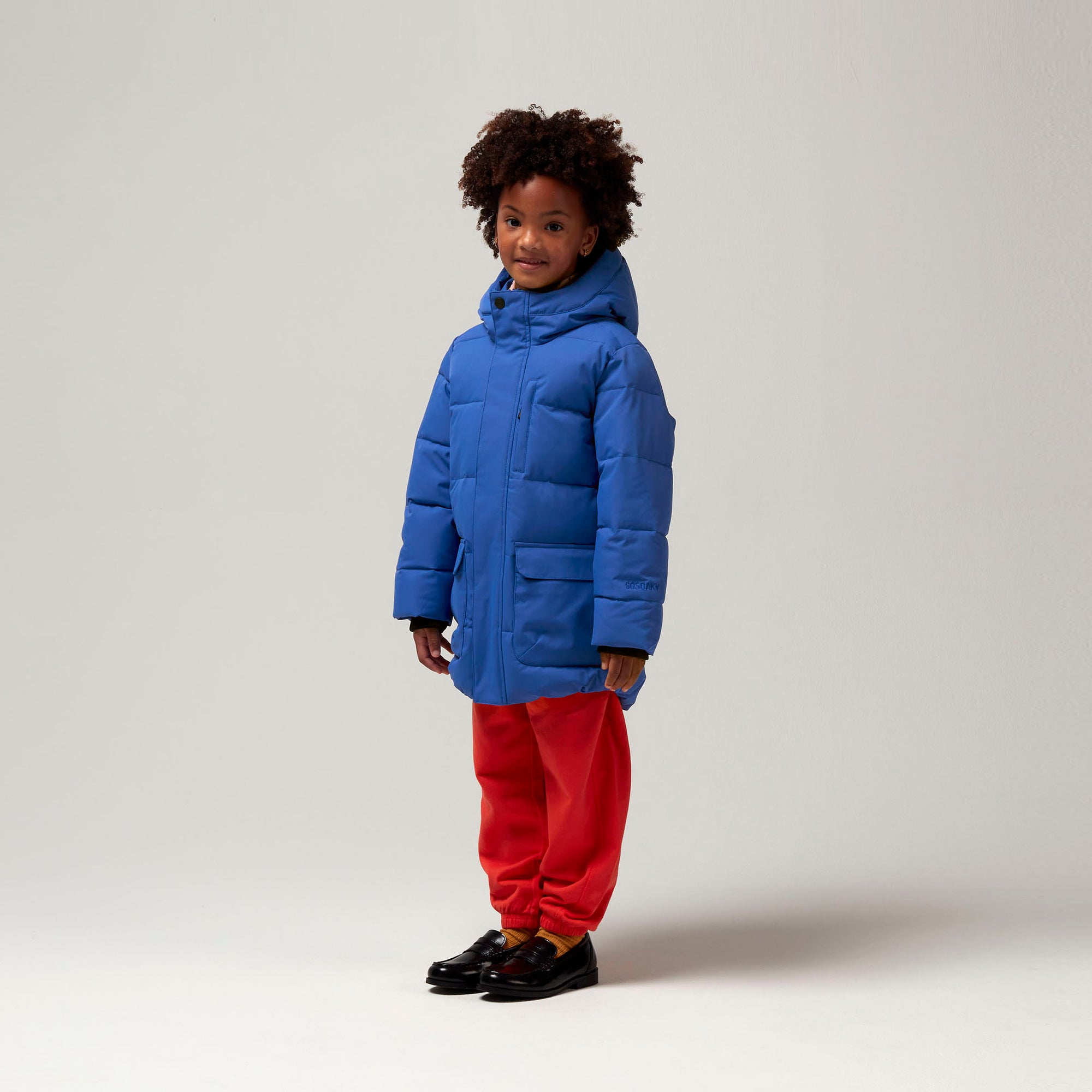 Purple Tiger Eye down jacket