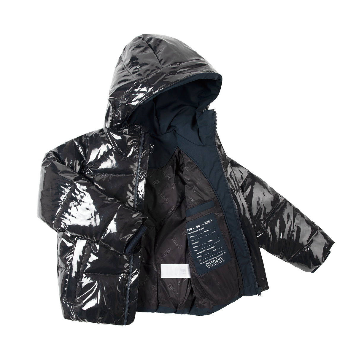 Doudoune imperméable Flashy Dragon Blue Gloss